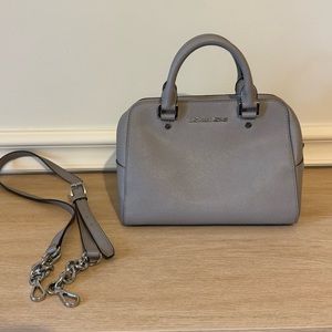Gray Michael Kors Handbag